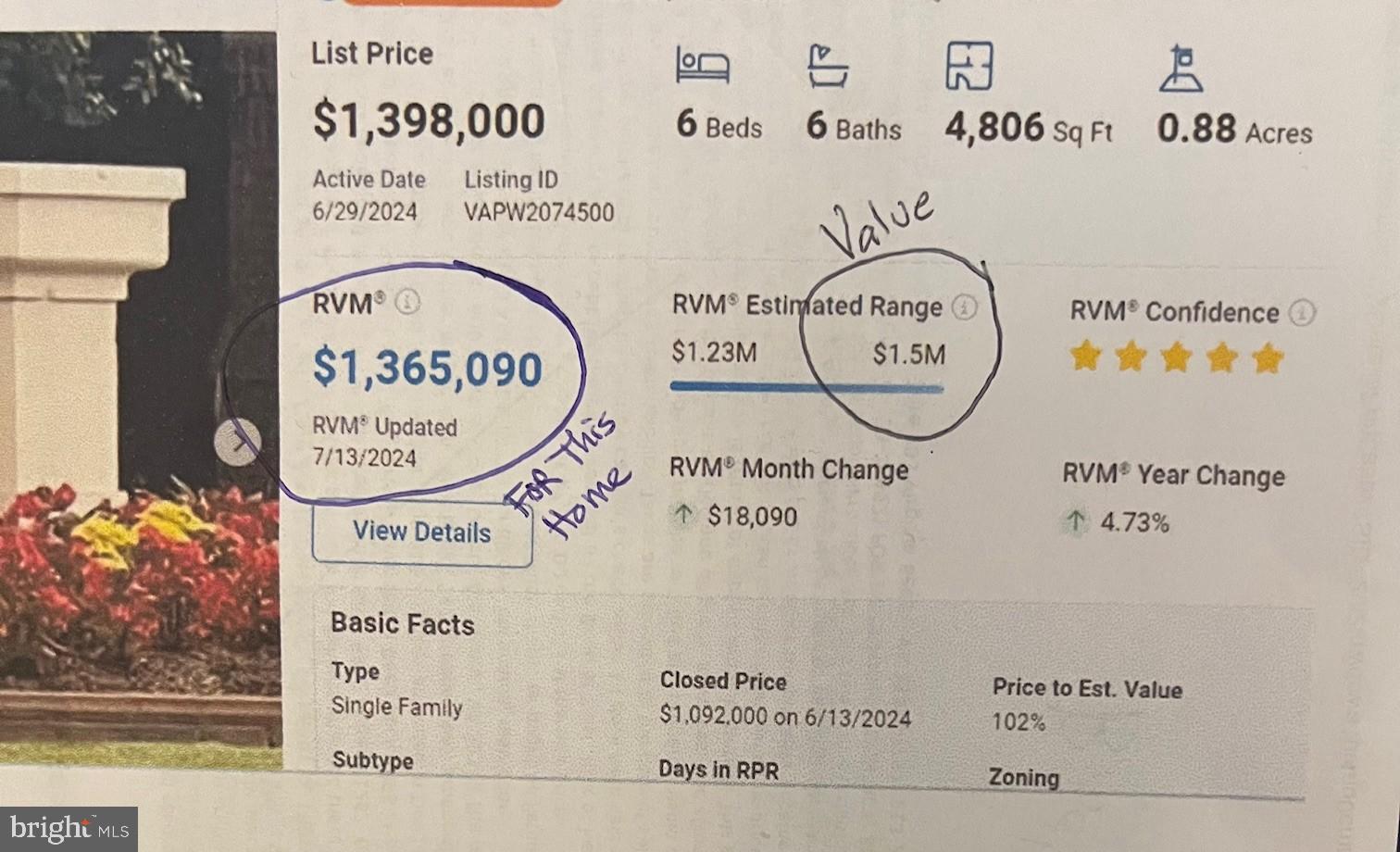 Real estate listing preview #3